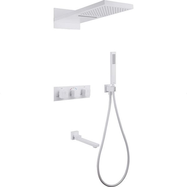 Душевая система со смесителем Abber \Daheim AF8253W - фото
