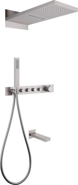 Душевая система со смесителем Abber Rund AF8753SP - фото