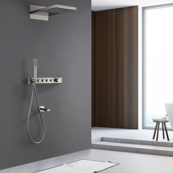 Душевая система со смесителем Abber Rund AF8753SP