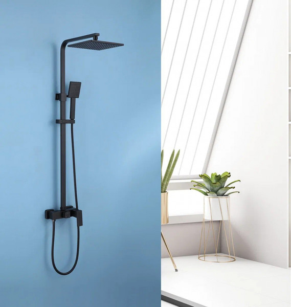 Душевая система со смесителем Abber Daheim AF8220BL