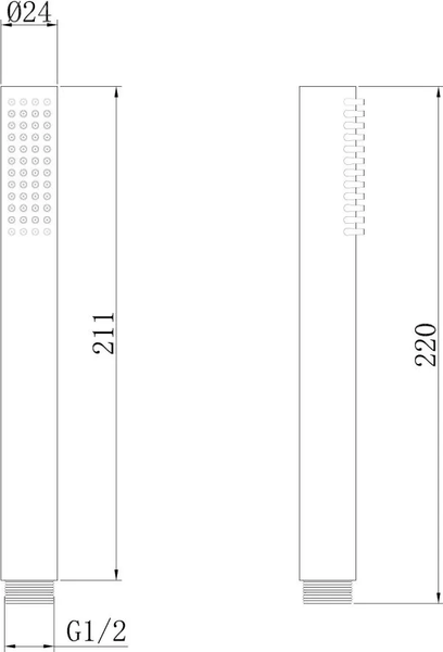 Лейка ручного душа Abber AF0050SP