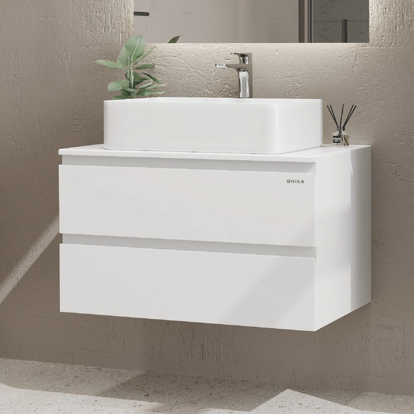 Тумба под умывальник Onika Алеста 80 / 108065 (белый) - фото