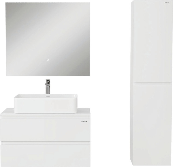 Тумба под умывальник Onika Алеста 80 / 108065 (белый)