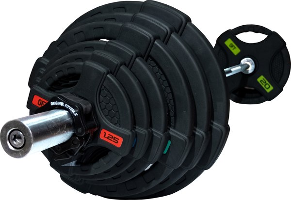 Штанга Original FitTools FT-2HGSET-128-CHROME - фото