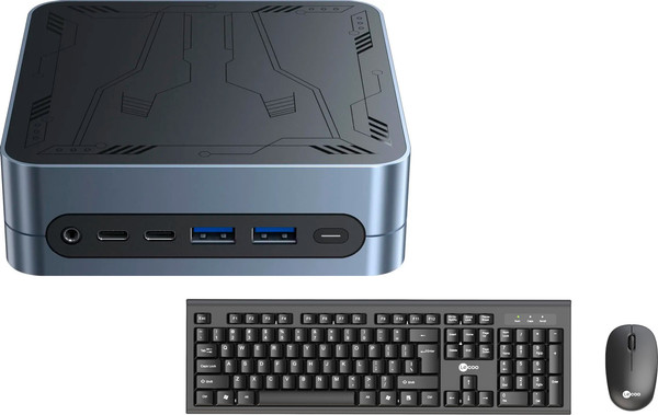 Неттоп Chuwi LarkBox S 16GB/512GB+Беспроводная клавиатура и мышь Lecoo KW200 - фото