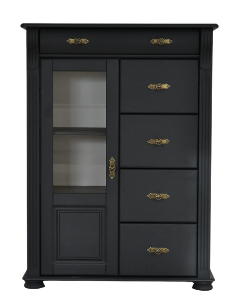 Комод Dipriz Susanna 1дв + 5ящ Н1250х910х416 / Д.20047.2 - фото