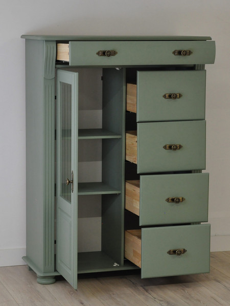 Тумба Dipriz Susanna 1дв + 5ящ Н1250х910х416 / Д.20069.1