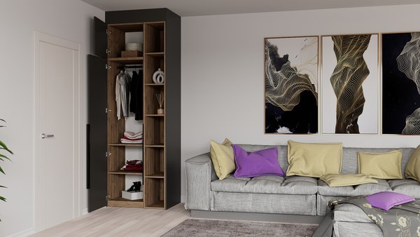 Шкаф Рэйгрупп Рэй S257-B1-WKW В1