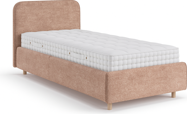 Двуспальная кровать Sonit Mia 120x200 с ПМ велюр River - фото