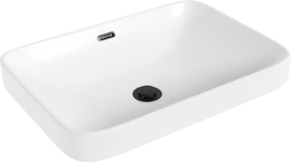 Умывальник со смесителем Lauter 21441A + Reef 21CK678BS с донным клапаном 21190B