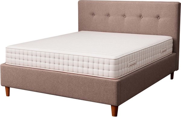 Двуспальная кровать Sonit Mira 160x200 шенилл Eclipse - фото