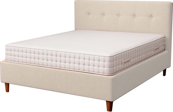 Двуспальная кровать Sonit Mira 160x200 велюр River - фото