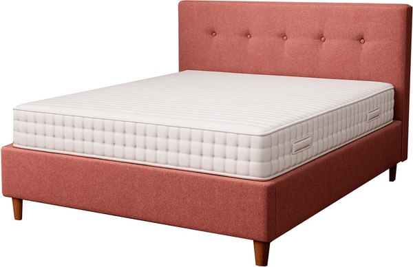 Двуспальная кровать Sonit Mira 160x200 велюр River - фото