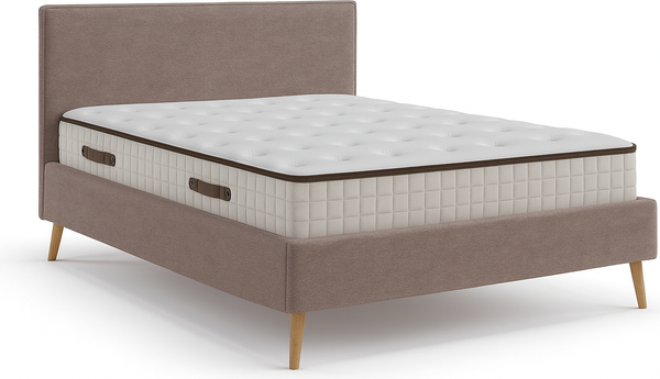 Двуспальная кровать Sonit Narsis 160x200 шенилл Eclipse  - фото