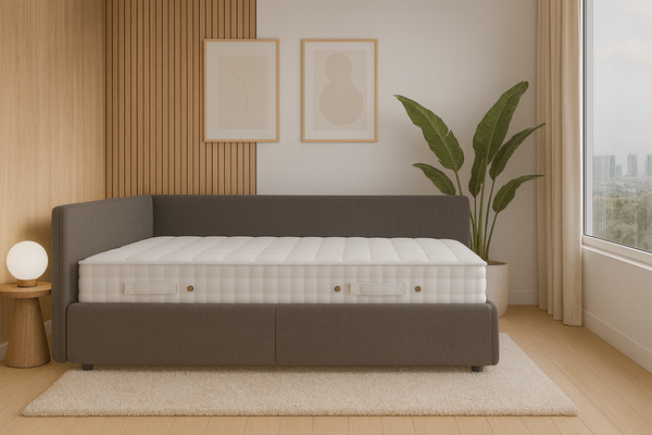 Кровать-тахта Sonit Nicole левый 90x200 шенилл Eclipse 