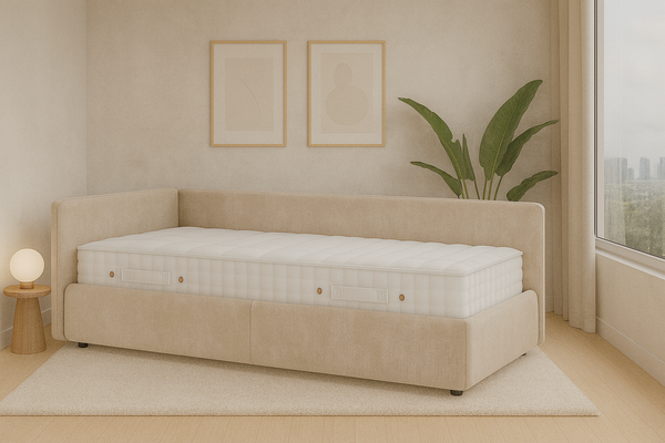 Кровать-тахта Sonit Nicole левый 90x200 велюр River 