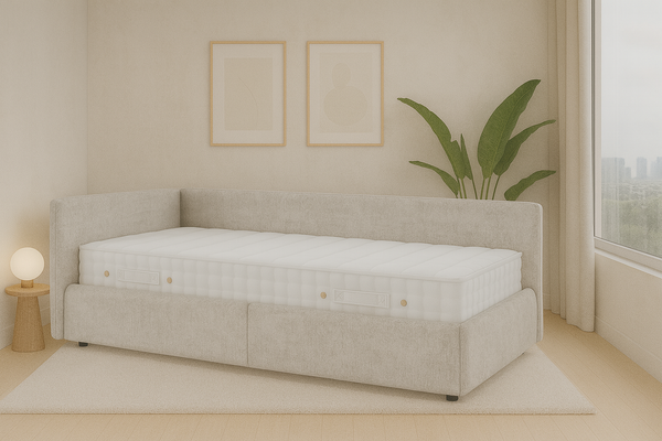 Кровать-тахта Sonit Nicole левый 90x200 велюр River 