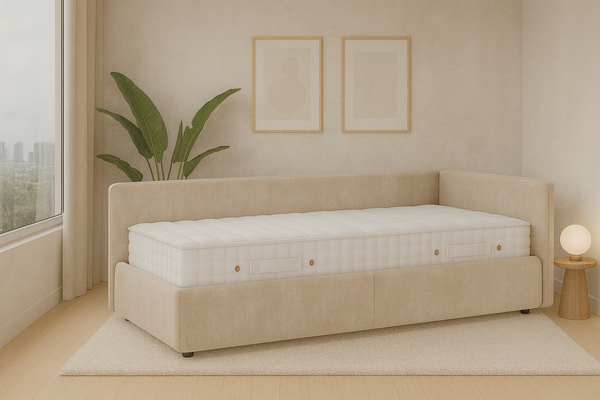 Кровать-тахта Sonit Nicole правый 90x200 велюр River 