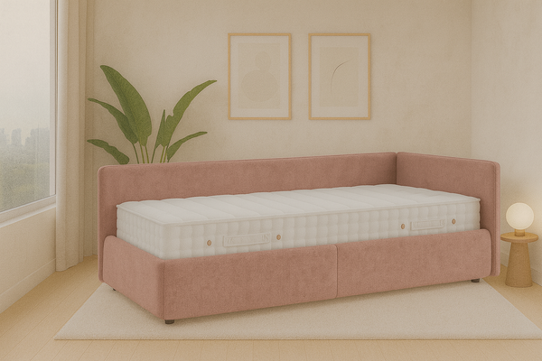 Кровать-тахта Sonit Nicole правый 90x200 велюр River 