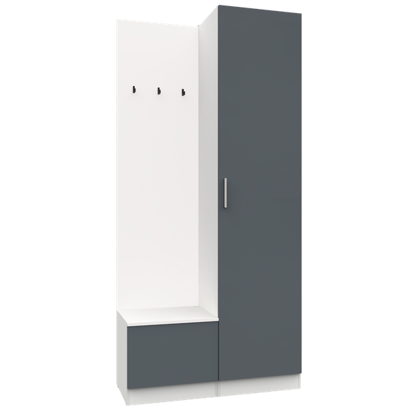 Секция в прихожую Интермебель Марсель-101 / МР 01-101 - фото