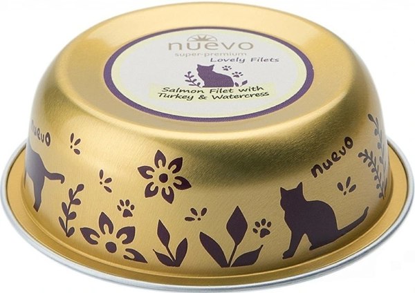 Влажный корм для кошек Nuevo С филе индейки, тунцом, кошачьей мятой и льняным маслом / 95306 - фото