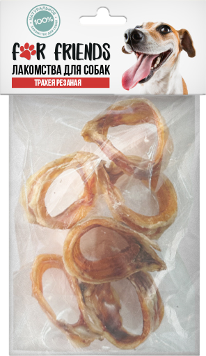 Лакомство для собак For Friends Трахея резаная / TUZ946 - фото