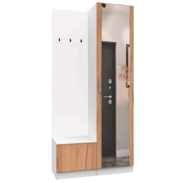 Секция в прихожую Интермебель Марсель-102 / МР 01-102 - фото