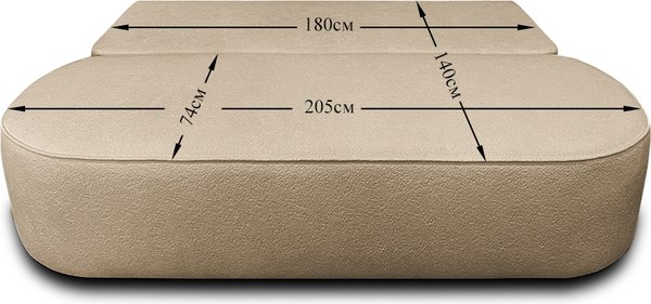 Диван Nord Star Вискан Latte