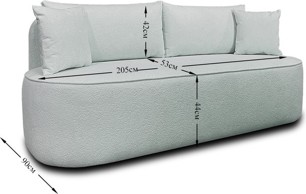 Диван Nord Star Вискан Smoke