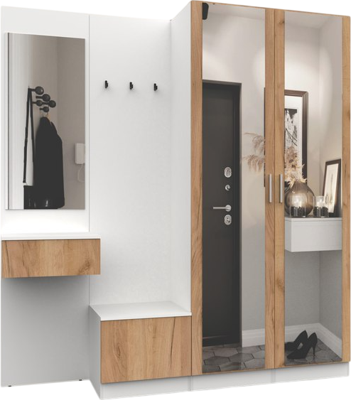 Секция в прихожую Интермебель Марсель-109 / МР 01-109 - фото