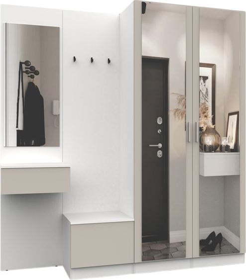 Секция в прихожую Интермебель Марсель-109 / МР 01-109 - фото