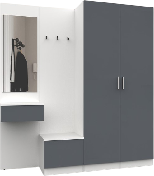 Секция в прихожую Интермебель Марсель-110 / МР 01-110 - фото