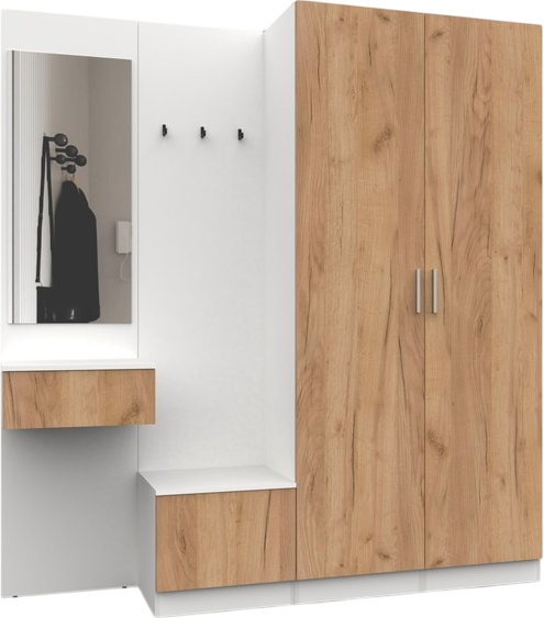 Секция в прихожую Интермебель Марсель-110 / МР 01-110 - фото