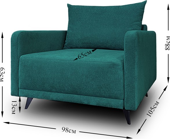 Кресло-кровать Nord Star Оша Malachite