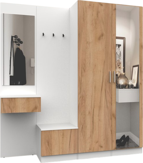 Секция в прихожую Интермебель Марсель-111 / МР 01-111 - фото