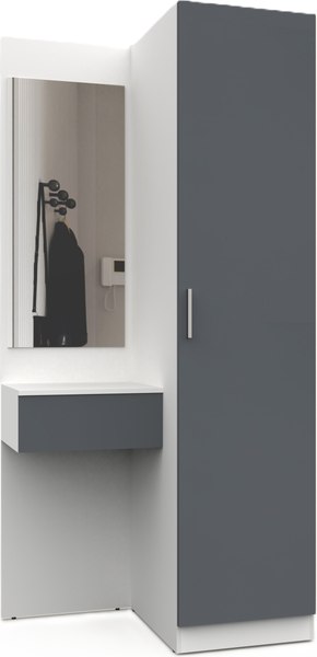 Секция в прихожую Интермебель Марсель-152 / МР 01-152 - фото