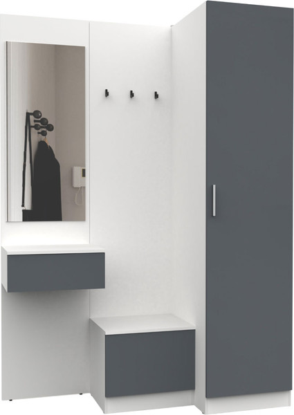 Секция в прихожую Интермебель Марсель-154 / МР 01-154 - фото