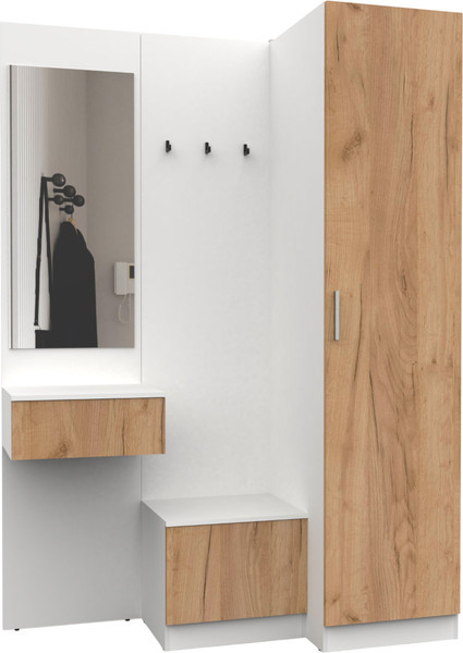 Секция в прихожую Интермебель Марсель-154 / МР 01-154 - фото