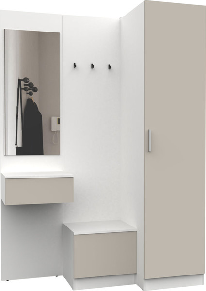 Секция в прихожую Интермебель Марсель-154 / МР 01-154 - фото