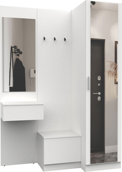 Секция в прихожую Интермебель Марсель-155 / МР 01-155 - фото