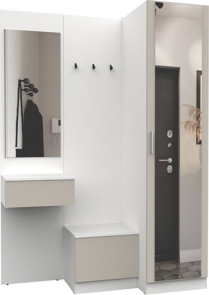 Секция в прихожую Интермебель Марсель-155 / МР 01-155 - фото