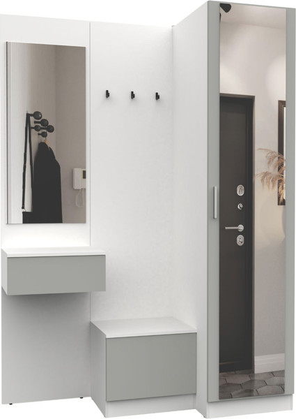 Секция в прихожую Интермебель Марсель-155 / МР 01-155 - фото