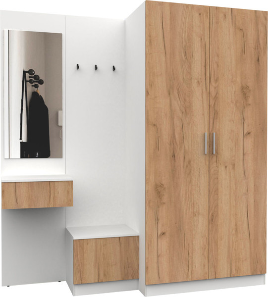 Секция в прихожую Интермебель Марсель-156 / МР 01-156 - фото