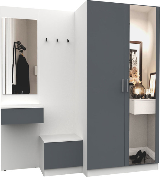 Секция в прихожую Интермебель Марсель-157 / МР 01-157 - фото