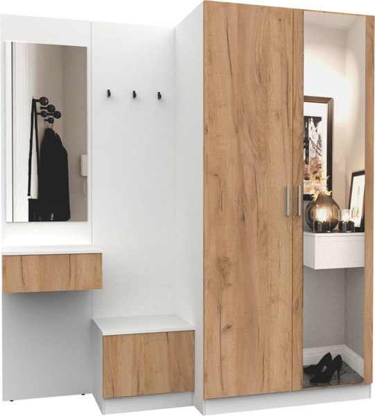 Секция в прихожую Интермебель Марсель-157 / МР 01-157 - фото