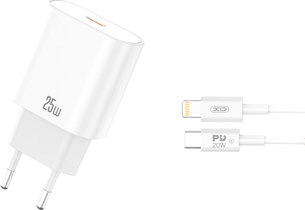 Зарядное устройство сетевое XO CE25 Lightning SET