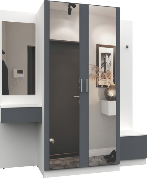 Секция в прихожую Интермебель Марсель-158 / МР 01-158