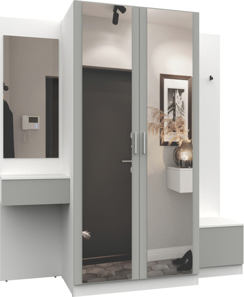 Секция в прихожую Интермебель Марсель-158 / МР 01-158