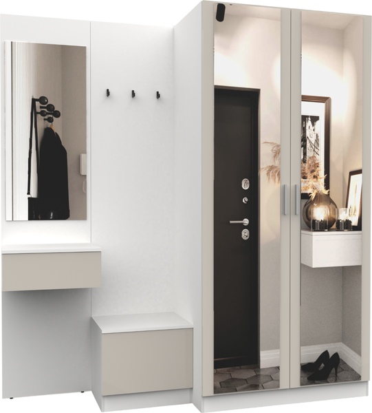 Секция в прихожую Интермебель Марсель-161 / МР 01-161 - фото