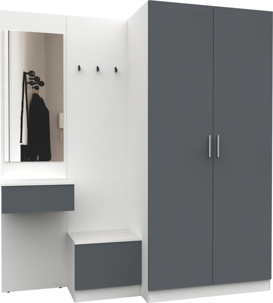 Секция в прихожую Интермебель Марсель-162 / МР 01-162 - фото